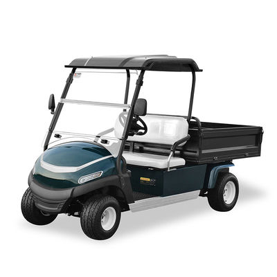 Un bon prix. Mini 2 sièges et seau de chargement 48v Véhicule utilitaire agricole électrique 5,44 chevaux 18,6 mph Max. Vitesse pour les opérations agricoles en ligne