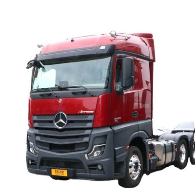 Un bon prix. 10 roues 4x2 6x4 Mercedes Ben-z Actros Cargo Trailer Tête de camion Bon état 0 km Passagers utilisés 2 chevaux 450 ch en ligne