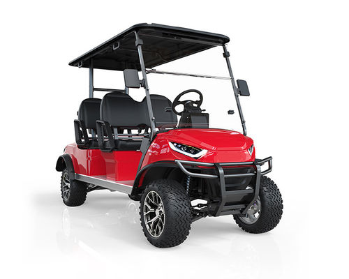 Un bon prix. Vitesse maximale 25-30 km/h Système de freinage à disque avant et arrière NL-JY4.G 4 Passagers Voiture de chasse électrique Voiture de golf électrique pour club en ligne