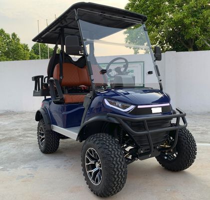 Un bon prix. Équipé d'un système de stationnement électromagnétique Mousse privée Chariot de golf électrique soulevé 4 passagers Chariots de chasse chinois en ligne