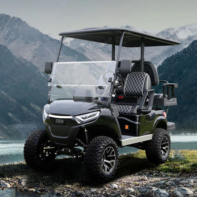 Un bon prix. 48V5KW moteur AC hors route 4 6 places chariots de golf électriques de différentes couleurs Autobus touristique pour UTV Club kilométrage 70-90km en ligne