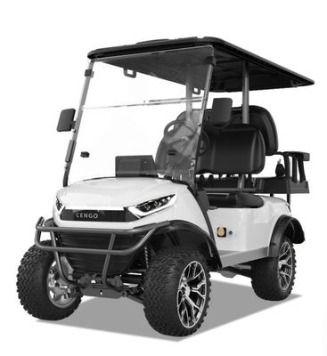 Un bon prix. Lancement d'un chariot de golf électrique 2 2 places Buggy avec une vitesse de 30 à 50 km/h et un dégagement minimal de 150 à 200 mm en ligne