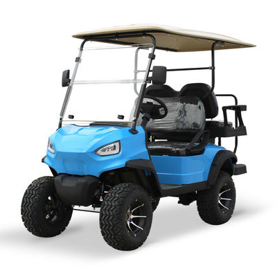 Un bon prix. 15.5mph Velocité électrique chasse Buggy soulevé 4 places chariot de golf avec hub en alliage d'aluminium et toutes les capacités de terrain en ligne