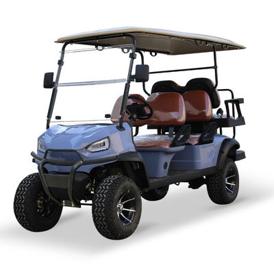 Un bon prix. 48V 5KW AC Moteur de chasse de transport 6 sièges chariot de golf avec système de freinage à tambour avant à tambour arrière et vitesse maximale ≤30Km/h en ligne
