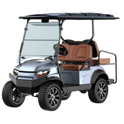 Un bon prix. 72V 5KW moteur AC soulevé 4 Voiture de chasseur de passagers édition de base Voiture de golf communautaire électrique pour le transport communautaire en ligne