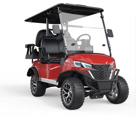Un bon prix. 4 sièges hors route chasseur chariot chariot de golf électrique avec conception soulevée et kilométrage de 70-90 km en ligne