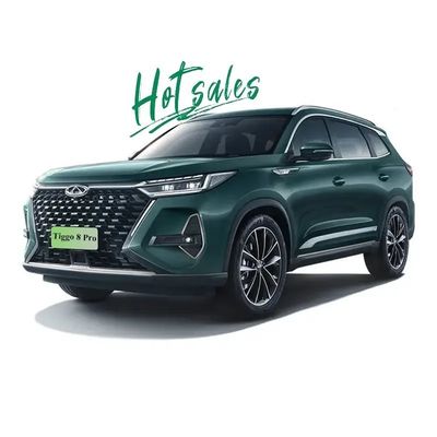 Un bon prix. 2023 Chery Tiggo 8 Pro SUV énergétique avec tissu électrique Turbo carburant sombre et réglage électrique extérieur rétroviseur en ligne
