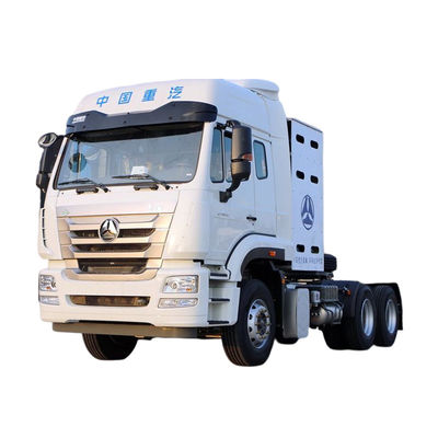 Un bon prix. 430HP 6X4 HOWO Tracteur GNC/GNL Camion Tracteur à gaz Tête de tracteur pour le transport portuaire Système de freinage antiblocage ABS protégé en ligne