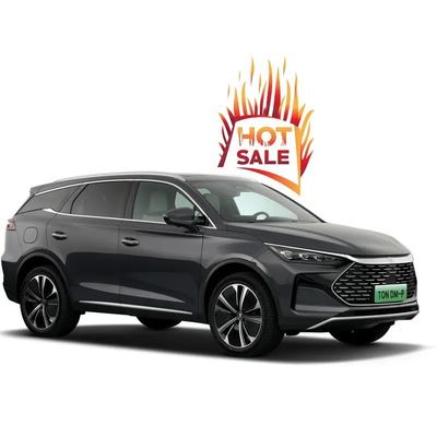 Un bon prix. 2023 BYD Tang Ton DM-p PHEV 7 places rouge-noir avec une autonomie de 215 km depuis un véhicule électrique en ligne
