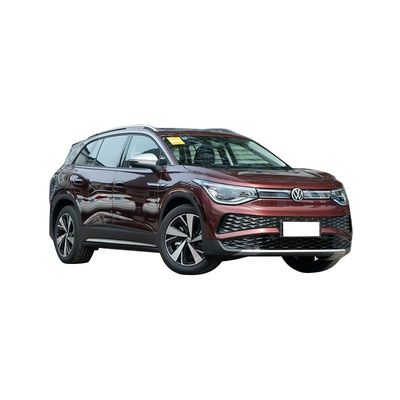 Un bon prix. Petit véhicule électrique Vw ID6 2023 EV RHD Voiture avec SUV électrique à 7 places et batterie au lithium ternaire en blanc extérieur en ligne